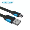 Cable Vention VAS-A14-B200 USB 2.0 conector macho A - USB 2.0 conector macho B Mini, 2 m