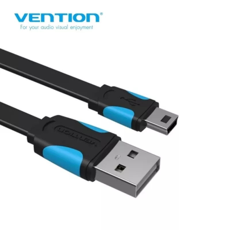 Cable Vention VAS-A14-B200 USB 2.0 conector macho A - USB 2.0 conector macho B Mini, 2 m