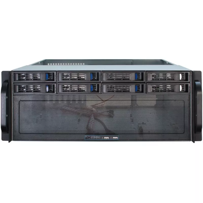 Carcasa de servidor Inter-Tech 4U-4408 rack negro, plateado
