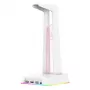 Onikuma ST-2 soporte para auriculares con iluminación RGB, blanco