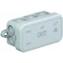 Caja de derivación OBO BETTERMANN 2000001 A6 80x43x34 mm gris claro gris claro (RAL 7035) IP55 (2000001)