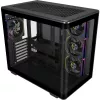 Elite 600 ARGB, caja torre negra, 2x vidrio templado