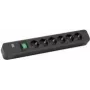 Alargador de corriente Bachmann Primo 2 2m 6 tomas AC negro