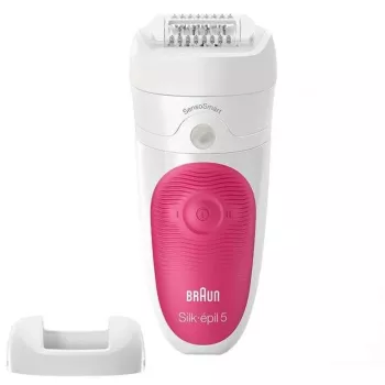 Depiladora Braun Silk-epil 5 5-500 SensoSmart, rosa/blanca