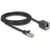 Cable de red DeLOCK 90309 RJ-45 Cat6a 2 m negro