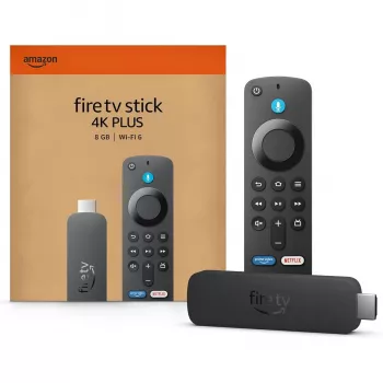 Amazon Fire TV Stick 4K Plus con compatibilidad con Wi-Fi 6 y streaming en Dolby Vision/Atmos y HDR10+