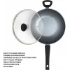 Wok Russell Hobbs RH01709EU 28 cm perlado, sartén antiadherente