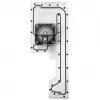 Stealkey Customs Distroplate para Fractal Design North D4 — depósito de acrílico (SW10099)