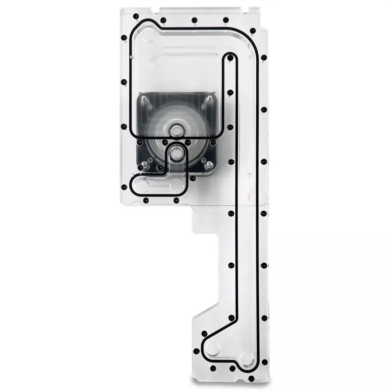 Stealkey Customs Distroplate para Fractal Design North D4 — depósito de acrílico (SW10099)