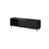 Mueble RTV Cama PAFOS 150x42x52 negro mate