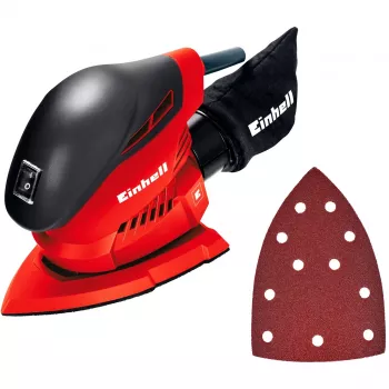 Lijadora múltiple TH-OS 1016, lijadora delta roja/negra, 100 W