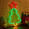 Manta SNL106MT luz LED de árbol de Navidad estilo neón, alimentada por USB