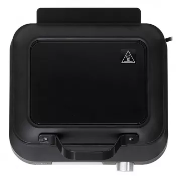 Gofrera Adler AD 3087 — gofrera eléctrica belga, 2200 W, 2 placas rectangulares 9×17 cm, negra