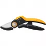 Tijera de podar Fiskars Plus PowerLever yunque negro naranja