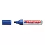 Rotulador permanente Edding 500 punta biselada azul