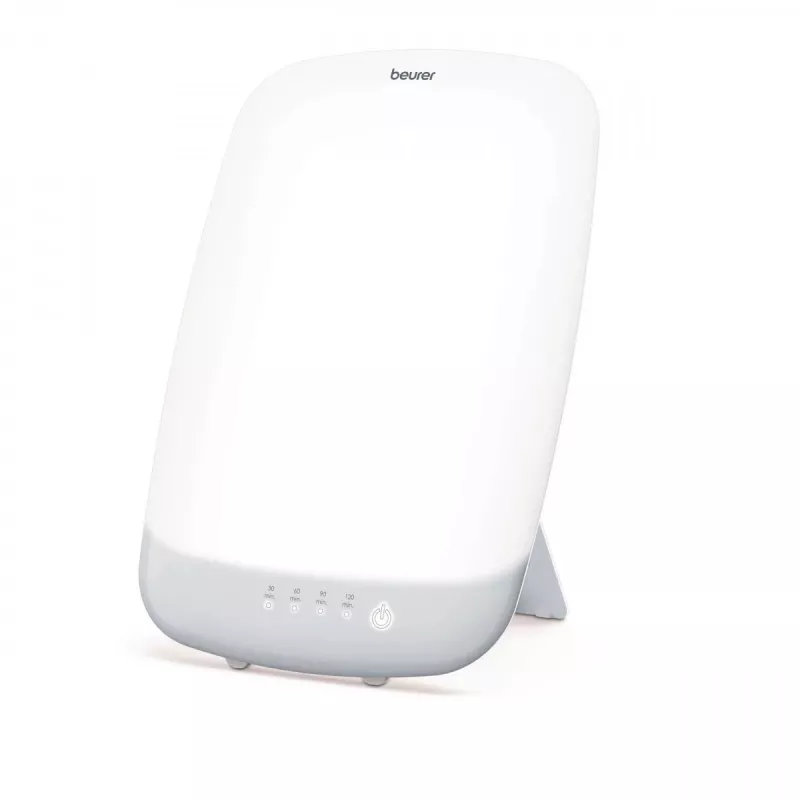Beurer TL 85 lámpara de luz diurna, 14000 lux, LED, sin parpadeo, sin UV, temporizador, blanca