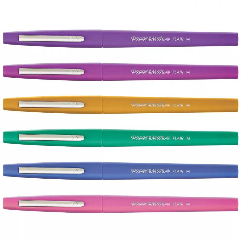 Set de rotuladores Papermate Flair 6 colores