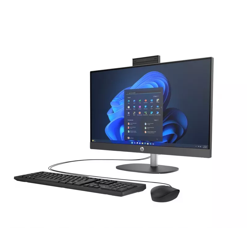 PC todo en uno HP ProOne 240 G10 23,8 pulgadas FHD IPS, Intel Core Ultra 7 155U, 16GB DDR5 5600, 512GB NVMe, Intel UHD, cámara de privacidad 5MP, Windows 11 Pro