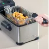 Freidora Taurus Fry 3 Single – capacidad 3 L, 2000 W, acero inoxidable, termostato regulable 150–190 °C