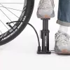 Rockbros 42610002001 Bomba de pie para bicicleta con manómetro negro