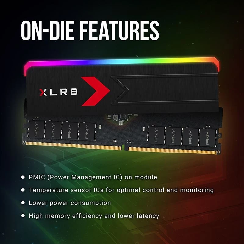 Memoria RAM PNY XLR8 Gaming EPIC-X RGB 32GB (2x16GB) DDR5 6000MHz XLR8 Gaming EPIC-X RGB CL36