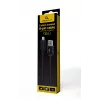 Gembird CCDB-mUSB2B-AMLM-6 cable de USB-A a Lightning, trenzado de algodón, conectores metálicos, USB 2.0, 1,8 m, negro