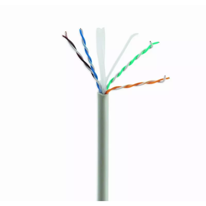 Cable de red Gembird UPC-6004SE-SOL Cat6 RJ-45 en rollo, 100 m, gris