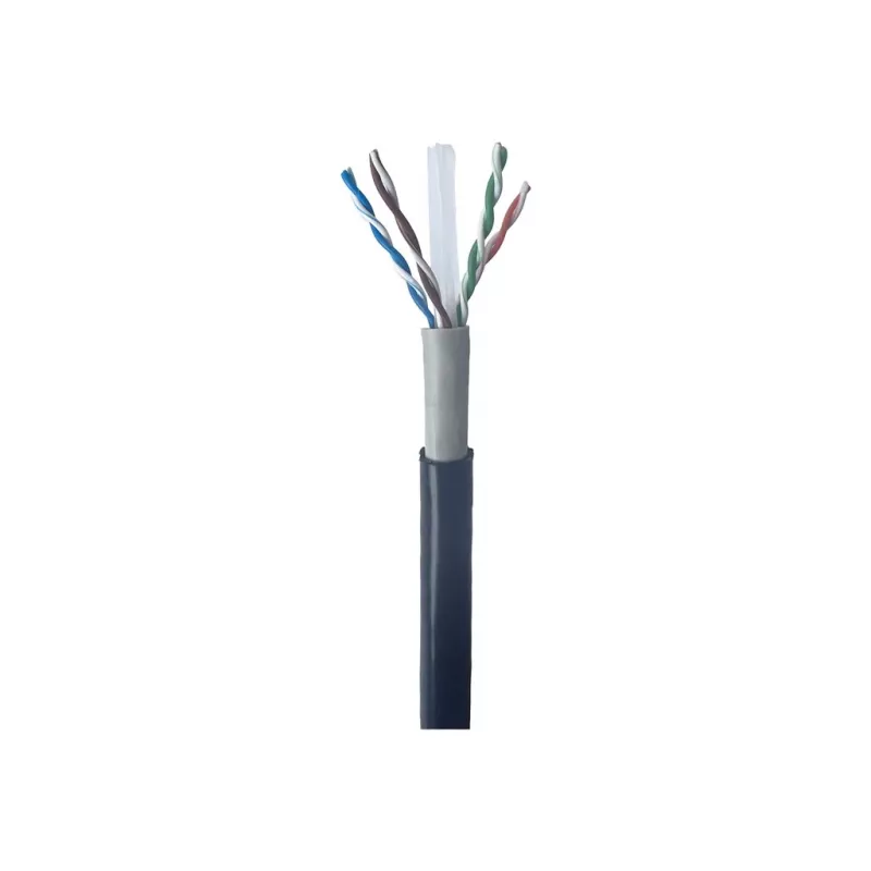 Gembird CAT6 UTP cable LAN exterior macizo 305 m negro