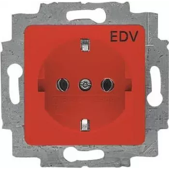 20 EUC/DV-217-101 Base de enchufe SCHUKO rojo RAL3020 (2CKA002011A6251)