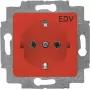 20 EUC/DV-217-101 Base de enchufe SCHUKO rojo RAL3020 (2CKA002011A6251)
