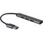 Hub USB helos HUB 4en1 USB-A 3.0 con 3 conectores USB-A 2.0