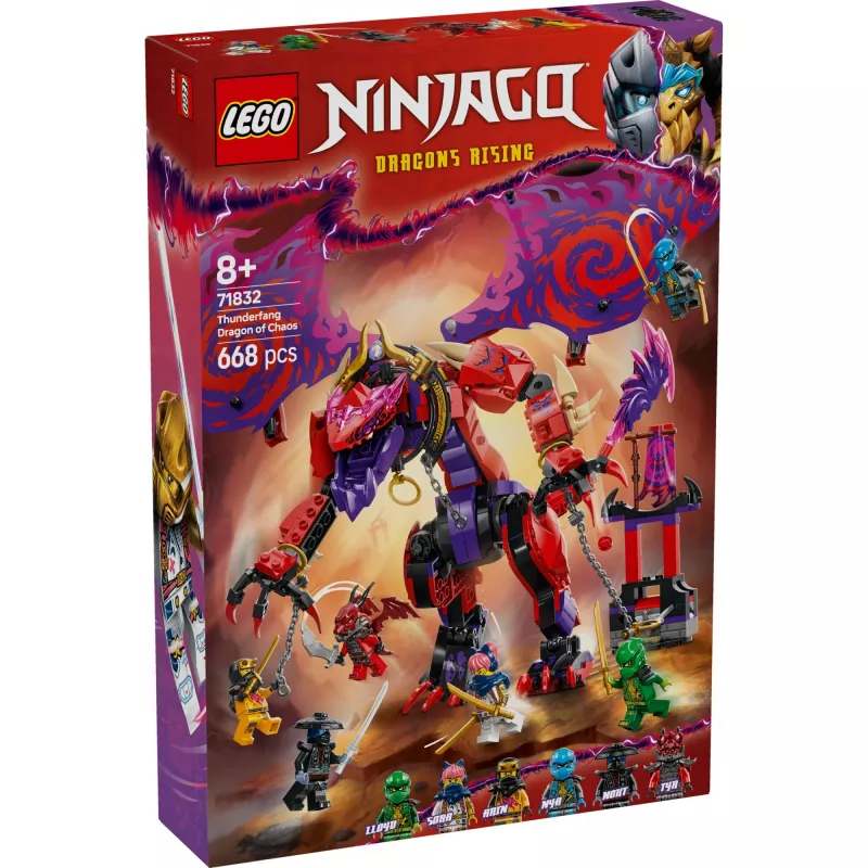 LEGO NINJAGO 71832 Thunderfang Dragón del caos