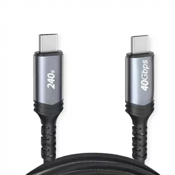 Cable USB VALUE 11.99.9086 USB4 Gen 3x2 1 m USB-C negro