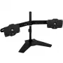 SilverStone SST-ARM23BS-L - soporte para dos monitores - negro