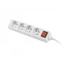 Regleta Lanberg PS1-04E-0150-W 1,5 m 4 tomas AC para interiores blanco