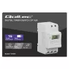 Temporizador electrónico para carril DIN QOLTEC 50983, a pilas, para circuitos de automatización