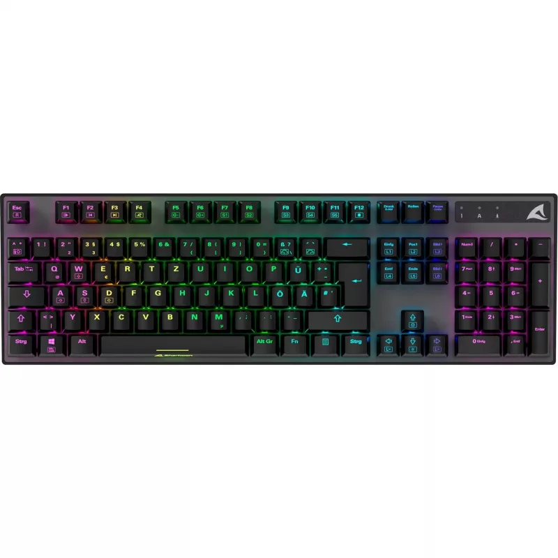 Teclado Sharkoon SKILLER SGK20 rojo