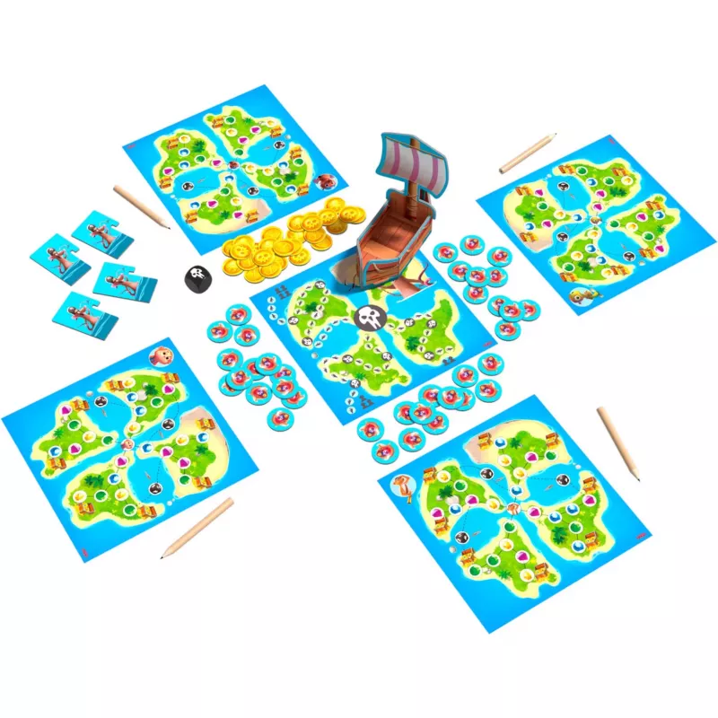 Mapa del tesoro Ahoi, juego de mesa
