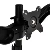 SilverStone SST-ARM31BS soporte de brazo para tres monitores, negro