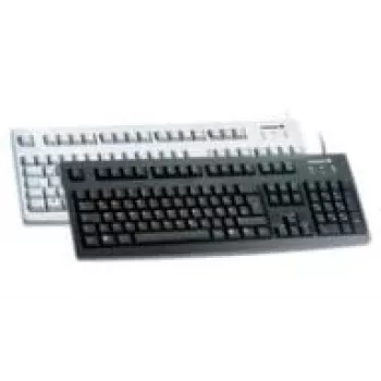Teclado Cherry G83-6105 con cable USB francés (FR), gris, cable USB de 1,75 m