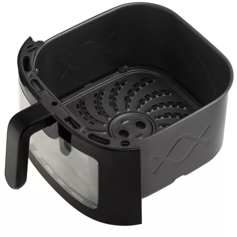 Adler AD 6318 freidora de aire, 8 l, 2500 W, pantalla LCD, 9 programas, negra