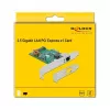 Tarjeta PCI Express x1 DeLOCK RTL8125 2.5 Gigabit LAN PoE+