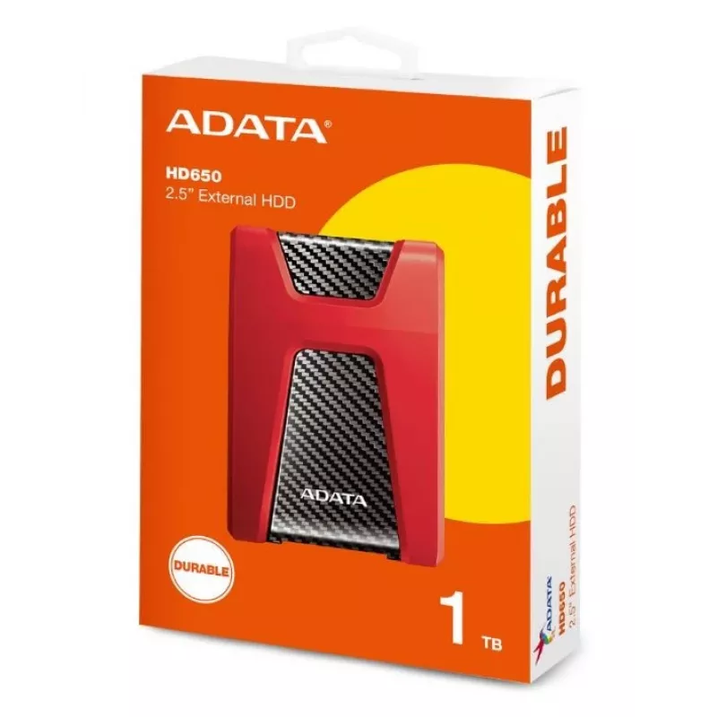 ADATA DashDrive Durable HD650 disco duro externo 1 TB 2,5