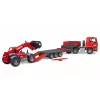 Set de vehículos BRUDER MAN TGA camión cargador con cargador Manitou