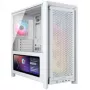 Carcasa PC Corsair FRAME 4000D LCD RS, semitorre, ATX, ARGB, cristal templado - blanco