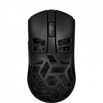 LORGAR MSE90W, aleación de magnesio ratón gaming inalámbrico Elite, negro