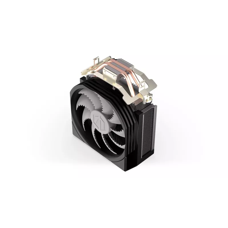 ENDORFY Spartan 5 ARGB, Disipador CPU, Ventilador Fluctus 120mm ARGB integrado, Iluminación LED ARGB brillante, Compatible con AM5, AM4, LGA1700, LGA1200,