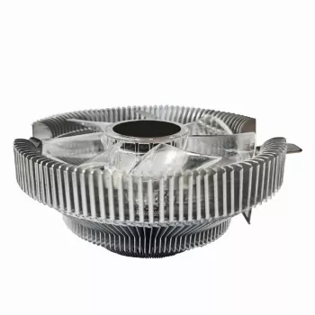 Disipador de CPU Gembird CPU-HURACAN-X40 — ventilador de 90 mm, 800–1600 rpm, soporte LGA-775, transparente