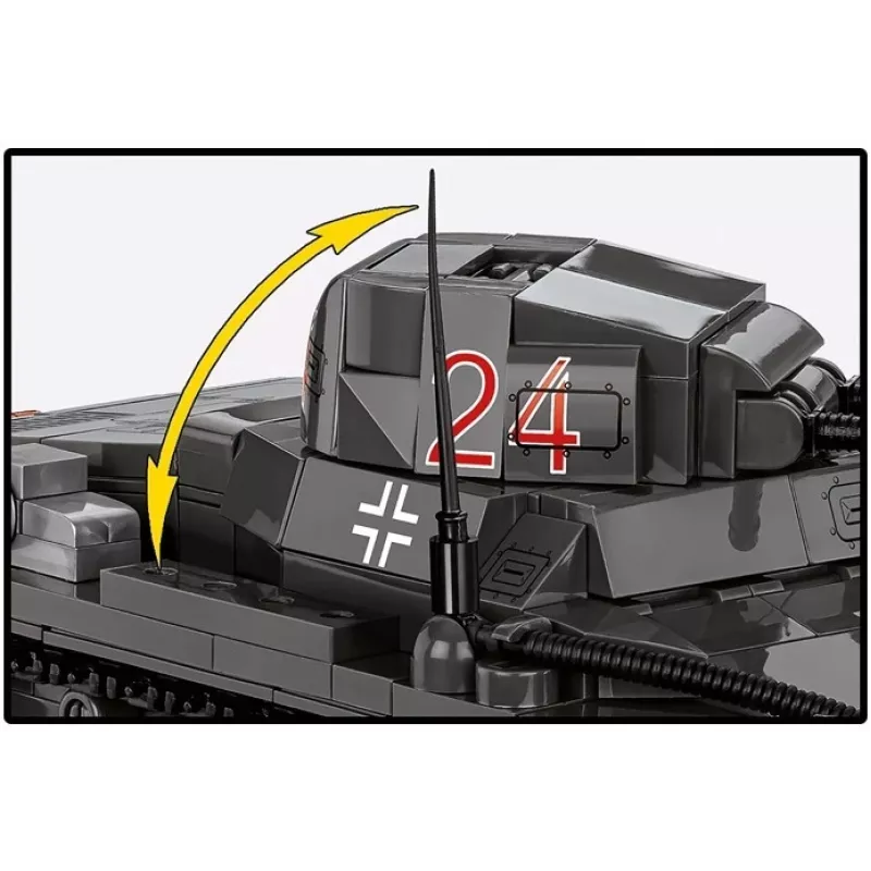 Set de construcción Cobi Panzer I Ausf. B – 654 piezas, maqueta detallada
