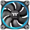 Thermaltake Riing 12 LED RGB Sync Edition CL-F071-PL12SW-A ventilador de caja de 120 mm, 3 uds., hasta 1500 rpm, negro